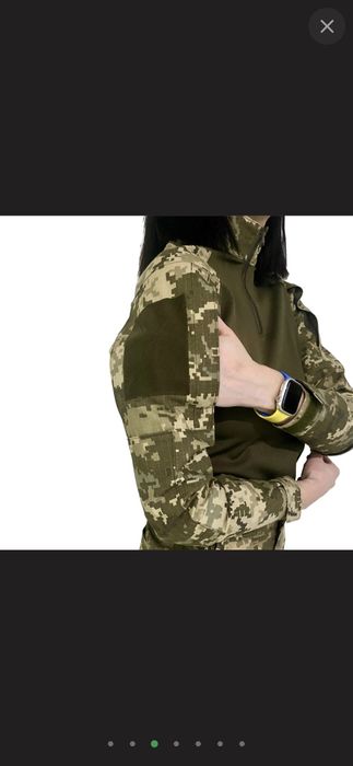 Жіноча бойова тактична сорочка Убакс L. M піксель