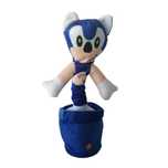 Boneco Sonic – 32 Cm / Dança / Fala / Canta / Bateria