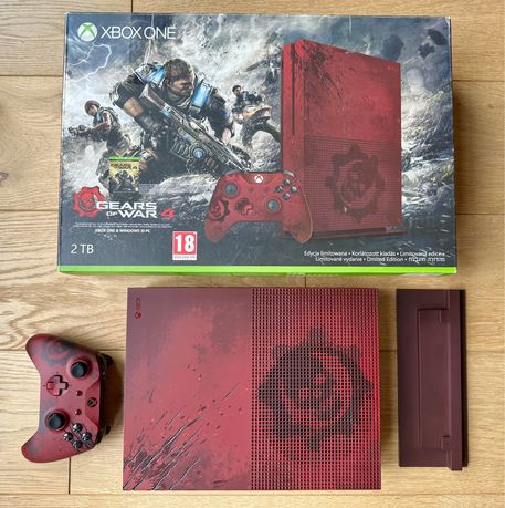 Xbox One S edycja Gears of War 4 JAK NOWA - nie używany Pad