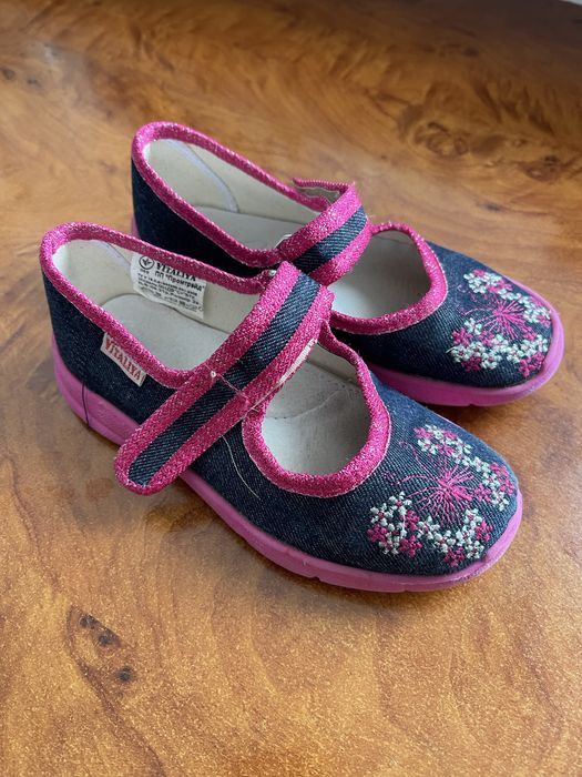 Туфлі waldi на липучках для дівчинки