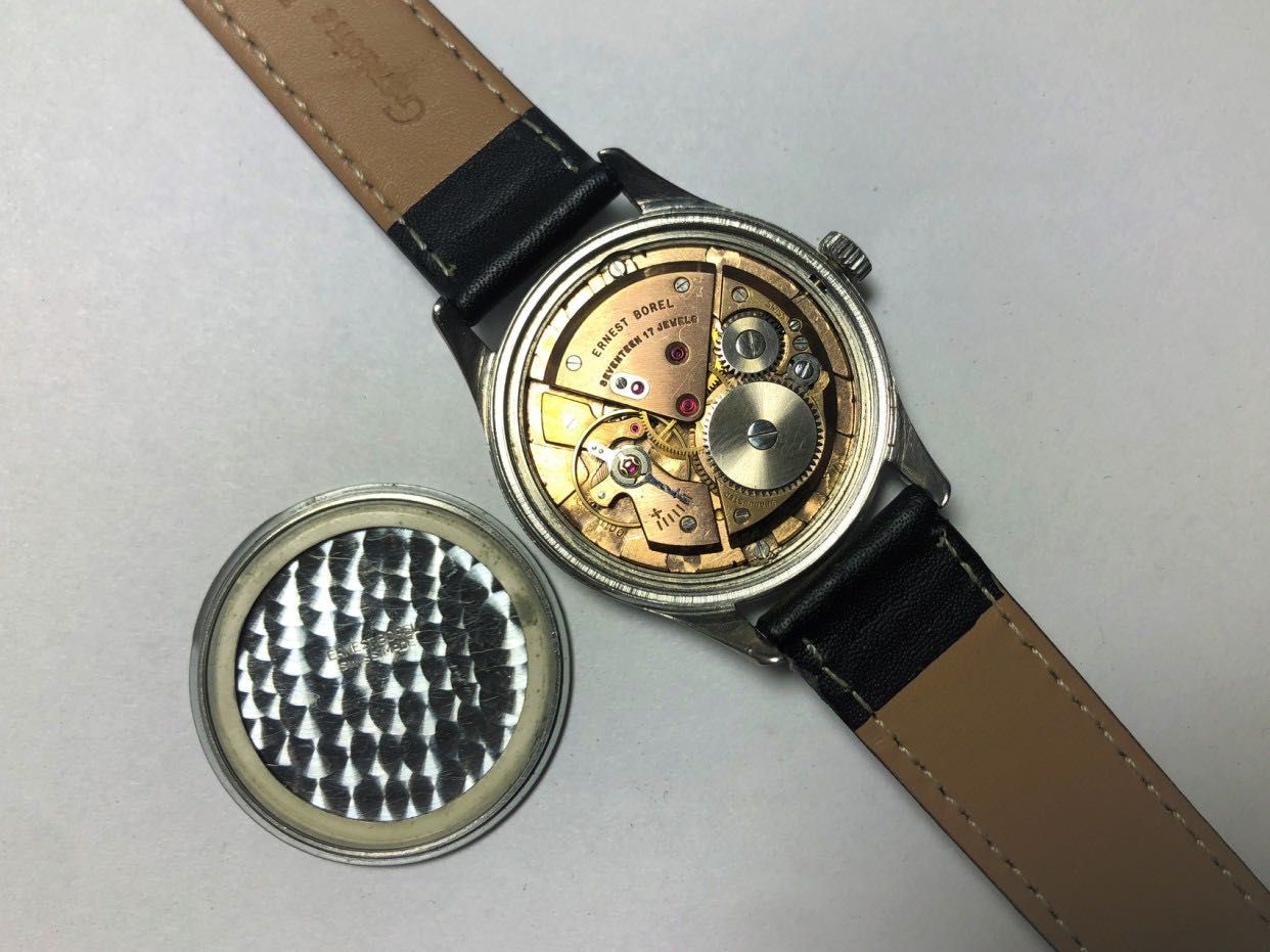 Zegarek Ernest Borel Swiss vintage Ring - Nie Tissot lub Omega