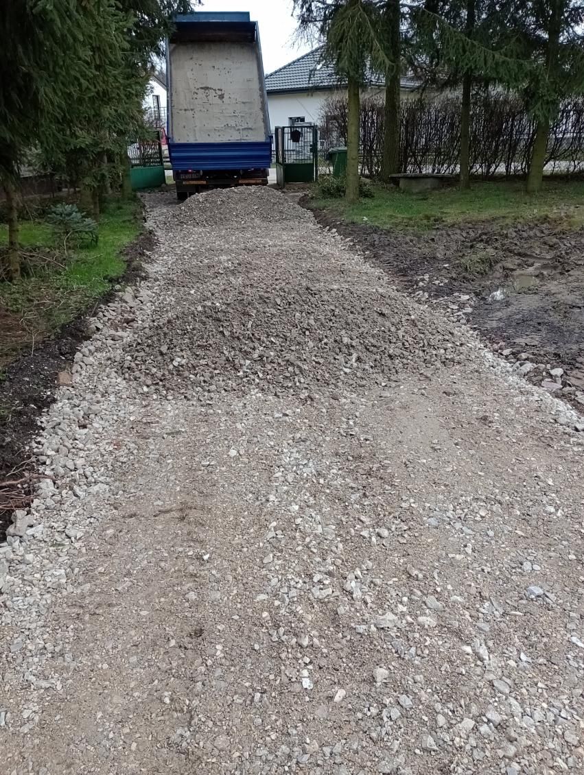 Piasek siany, żwir, kruszywo, pospółka, piasek do tynków