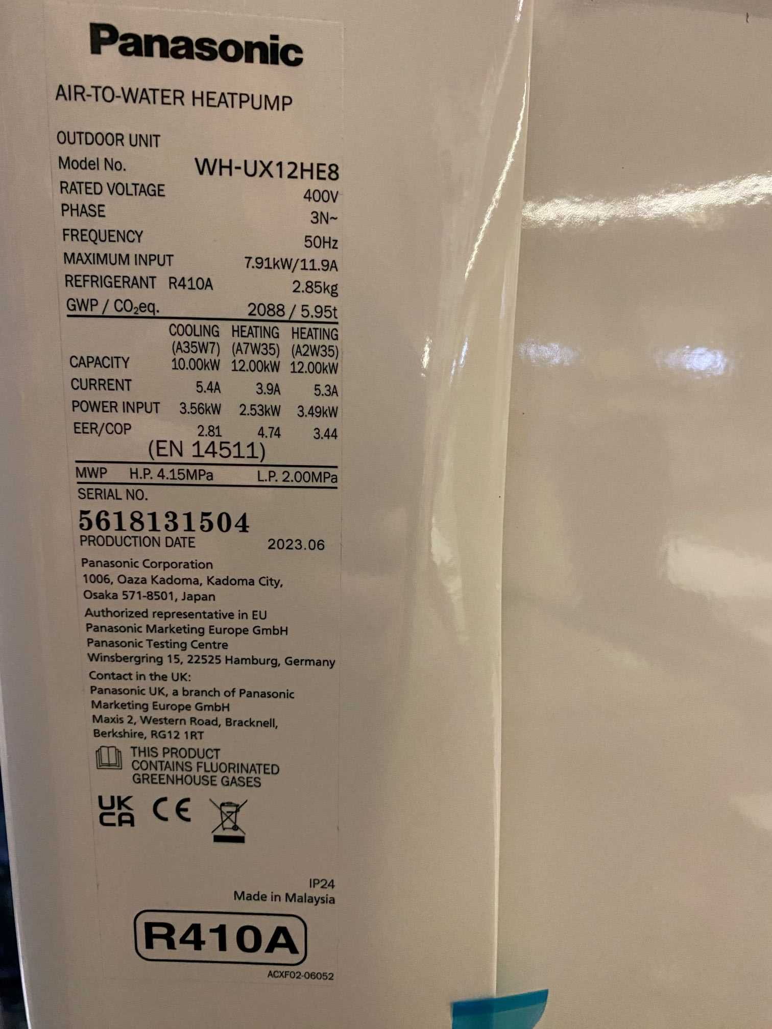 Pompa ciepła WH-UX12HE8 Panasonic 12KW !!!