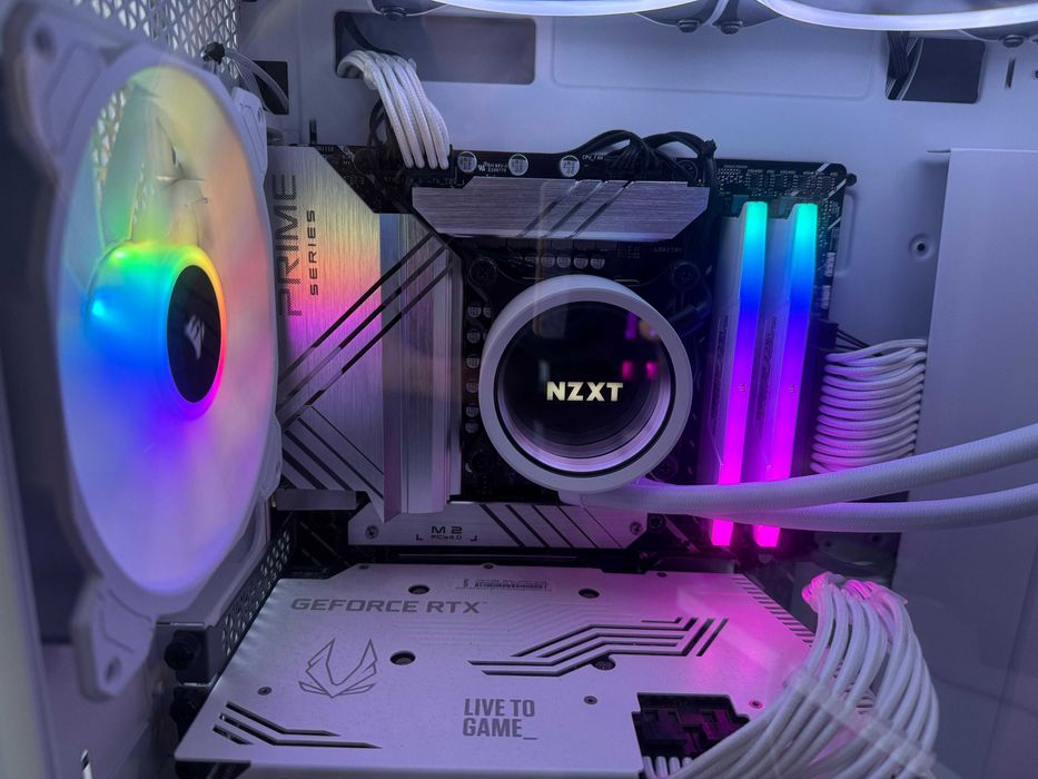 PC Gaming / Workstation – Setup Branco Premium – i9 + DDR5 + AIO 360mm