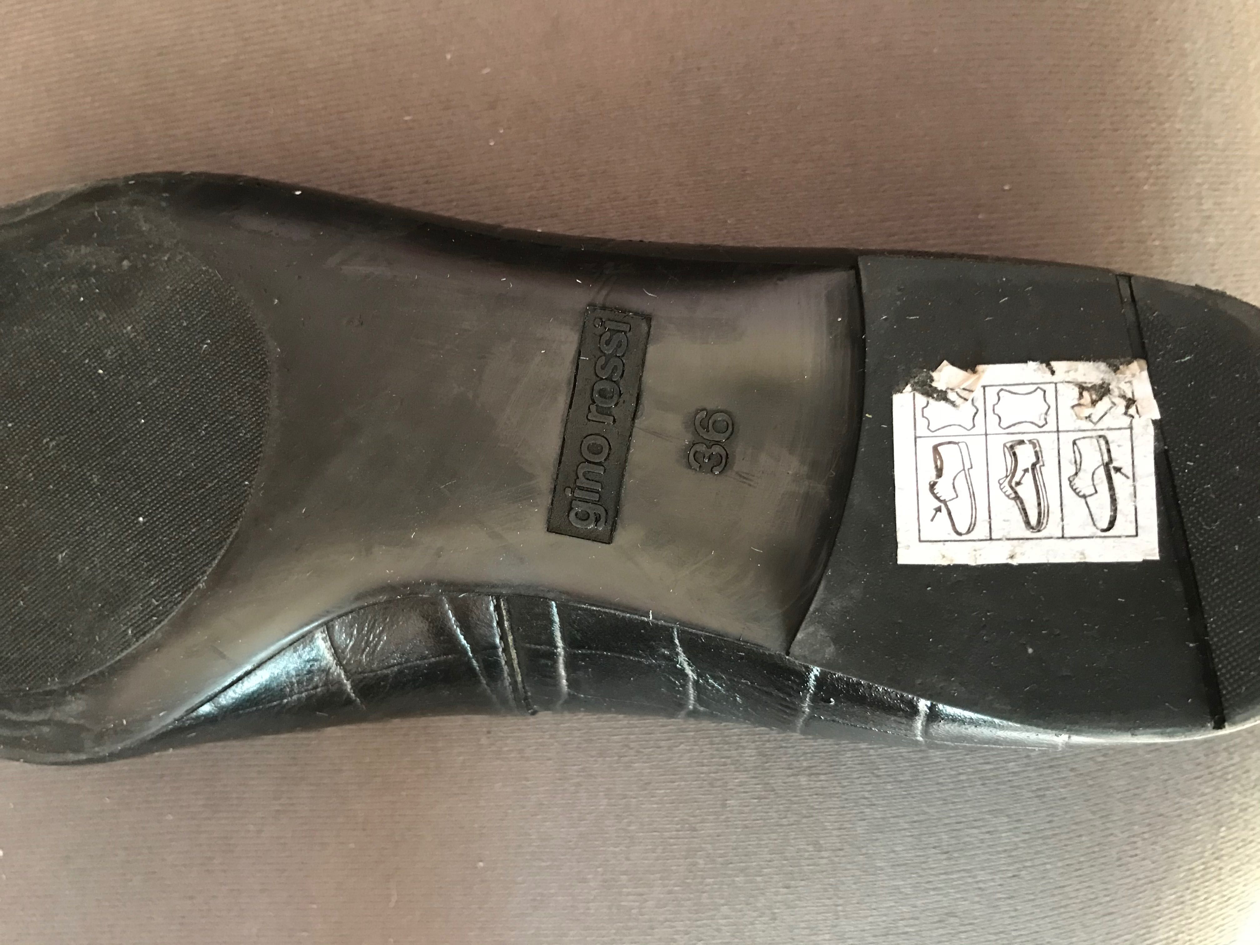 Buty czarne baleriny Gino Rossi rozm.36 jak nowe