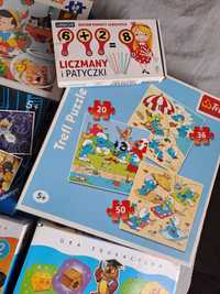 Puzzle i gry edukacyjne 5+