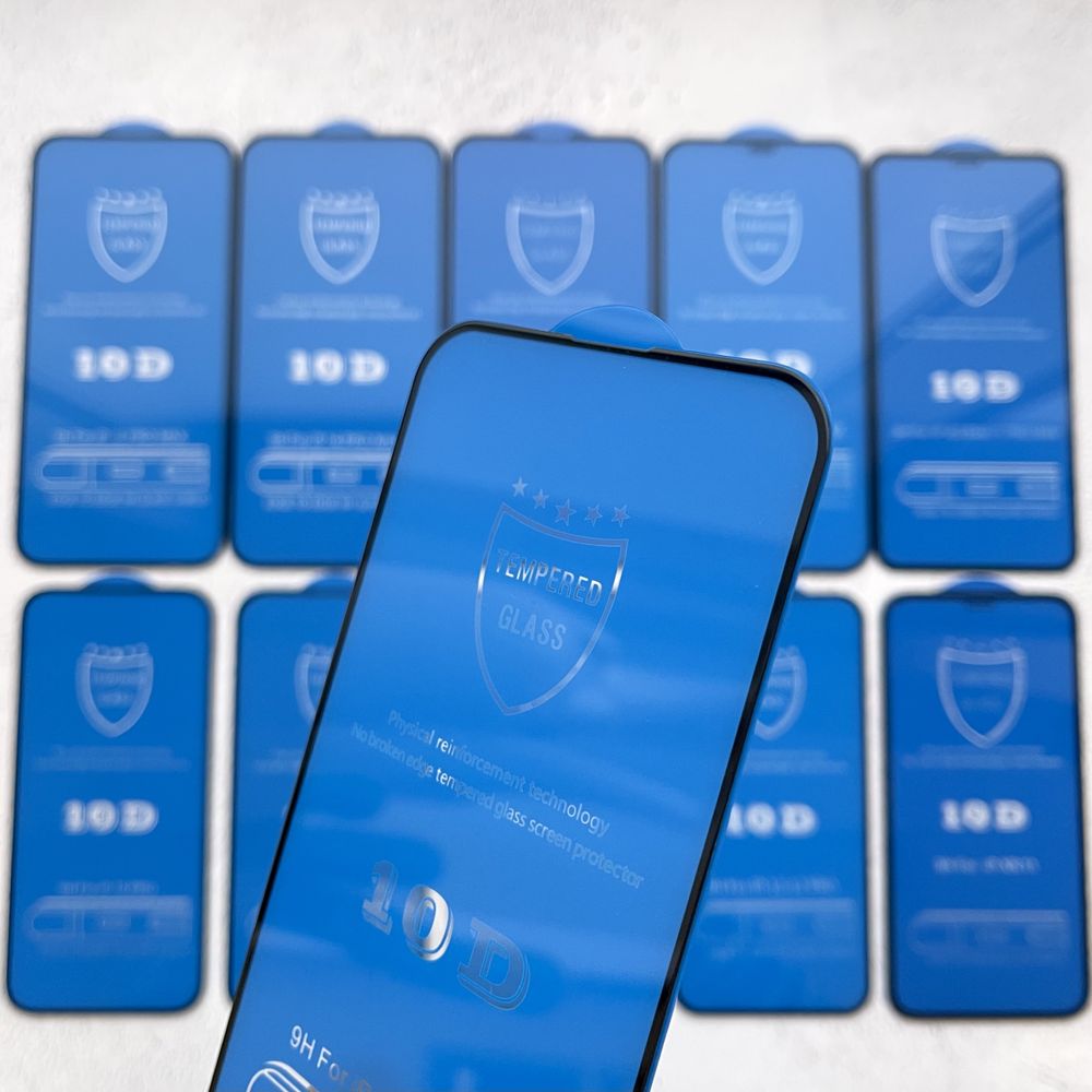 Захисне скло 10D на всі моделі iPhone / Защитное стекло для Айфон
