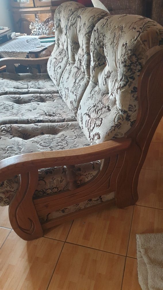 Okazja sofa plus dwa fotele