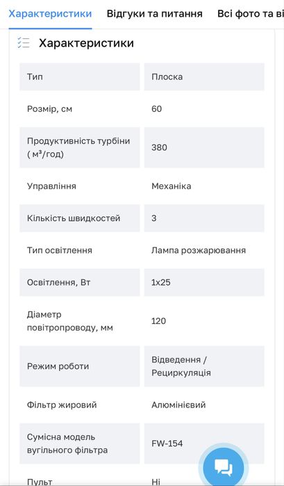Eleyus Line I 60 wh кухонна витяжка нова