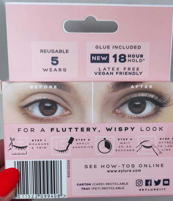 Eylure - Pestanas - Fluttery Light 117 - NOVAS