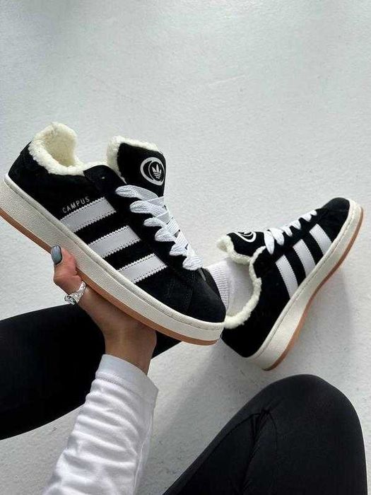 ! РОЗПРОДАЖ! Жіночі Adidas Campus ХУТРО | 37 38 39 40 41