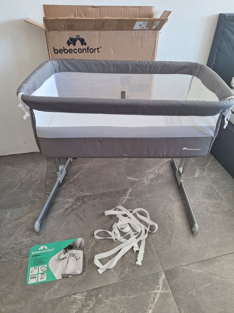 Bebeconfort Calidoo, Łóżeczko przestawne dostawka 2-w-1 bebe confort