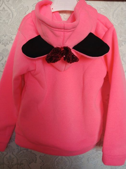 Толстовка розовая