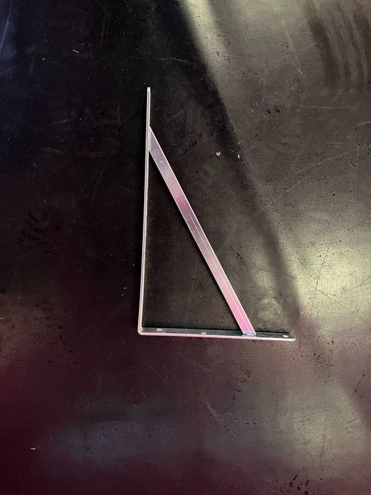 Conj. Mão Francesa Esquadria GRANDES aço 50x33cm -LEROY MERLIN-7 pares