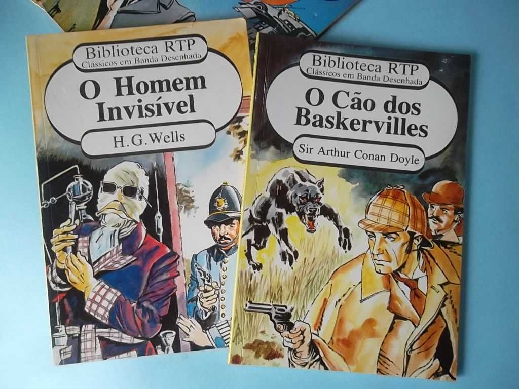 Biblioteca RTP Clássicos em Banda Desenhada (4 volumes)