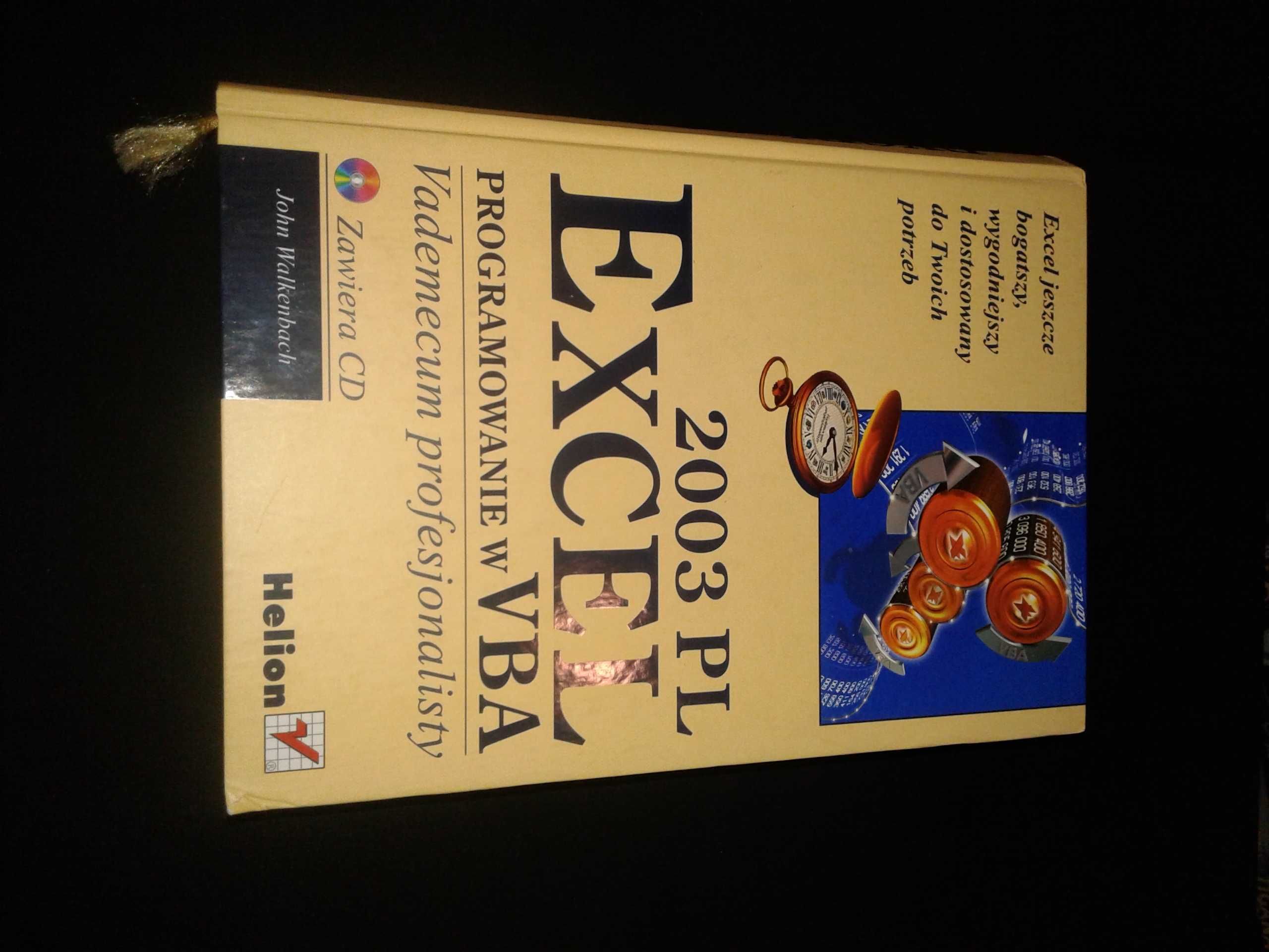 EXCEL 2003 PL Programowanie w VBA + płyta John Walkenbach