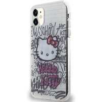 Etui Hello Kitty On Bricks Graffiti na iPhone 11 / XR - Białe