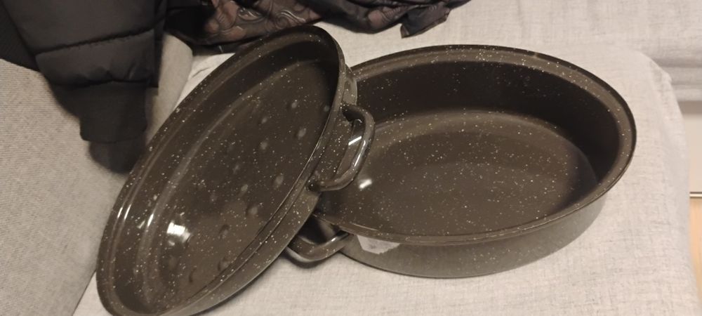 Brytfanka emaliowana 34 cm