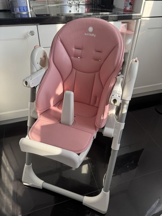 Krzesełko do karmienia sun baby fidi love pink