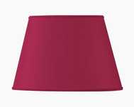 OSTARIA Home Design Abażur Empire E27 Baza 35 cm bordo/winna czerwień
