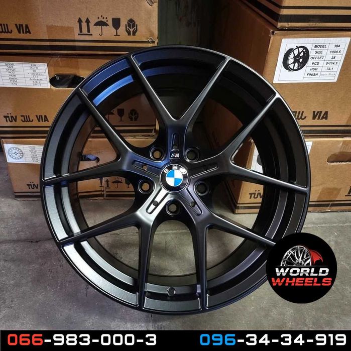 Диски R19 5x120 BMW F30 F32 F10 F11 F01 F06 F25 E46 E90 E92 554 стиль