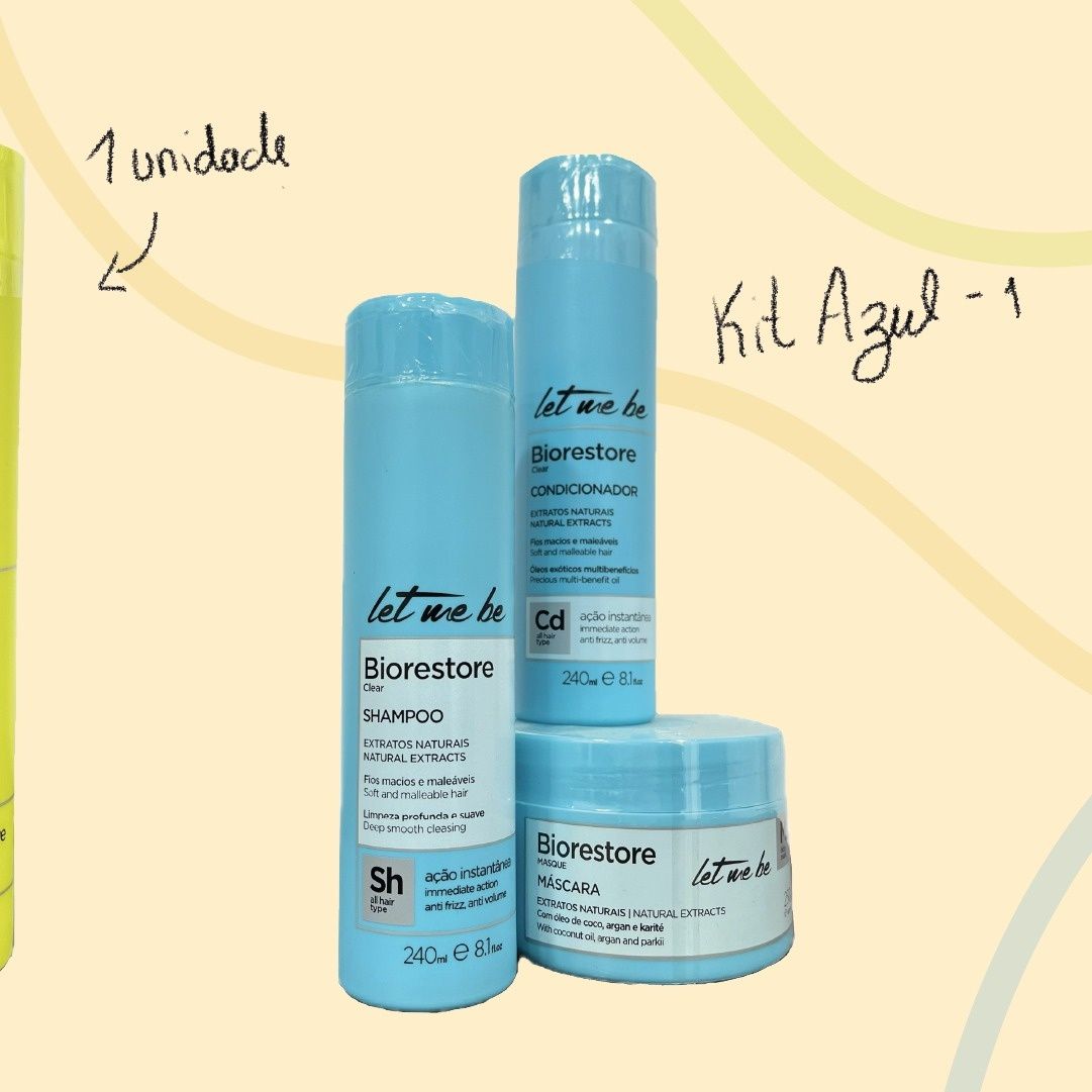 Kits shampoos let me be