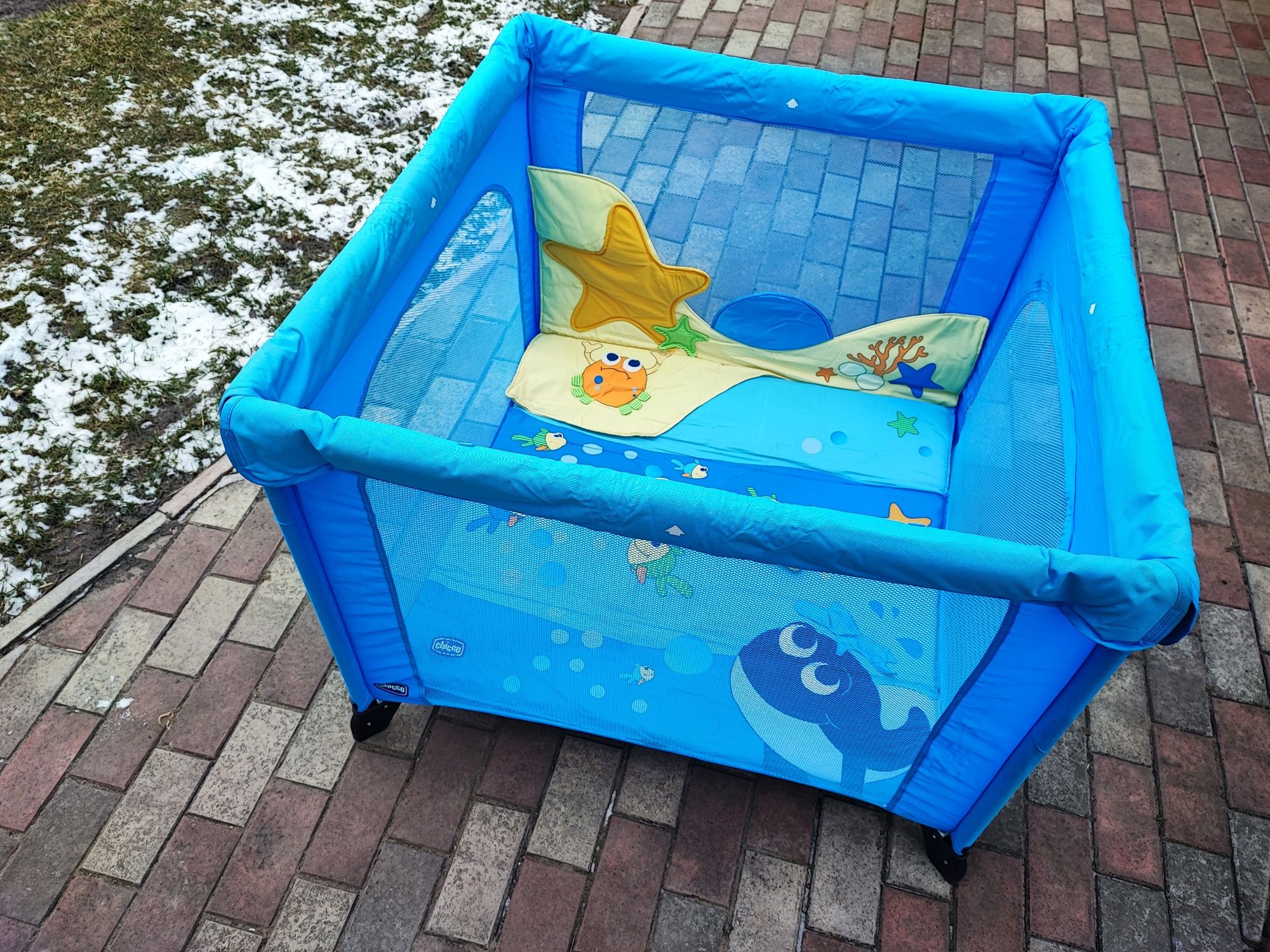 Манеж дитячий Chicco Open Box Sea Dreams