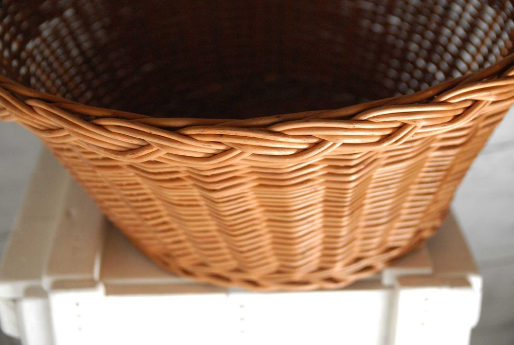 Duży kosz wiklinowy legowisko dla kota, psa 58 cm