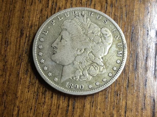Morgan dolar 1890 o usa srebro