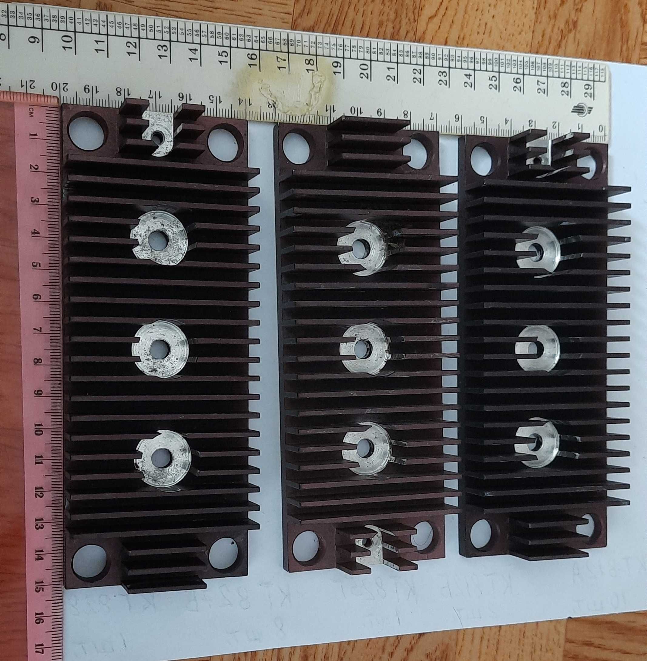 Радиаторы охлаждения алюминиевые для диодов, транзисторов и др.