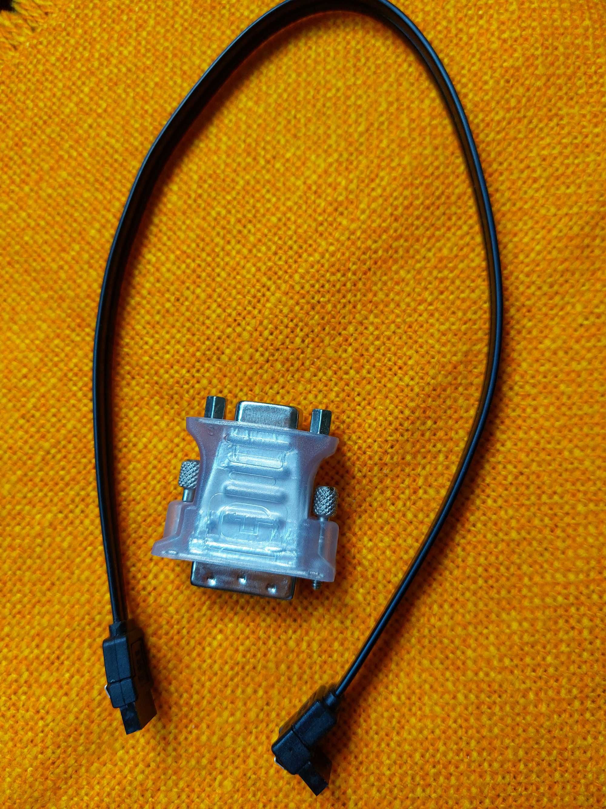Переходник  DVI-VGA +  кабель SATA 3