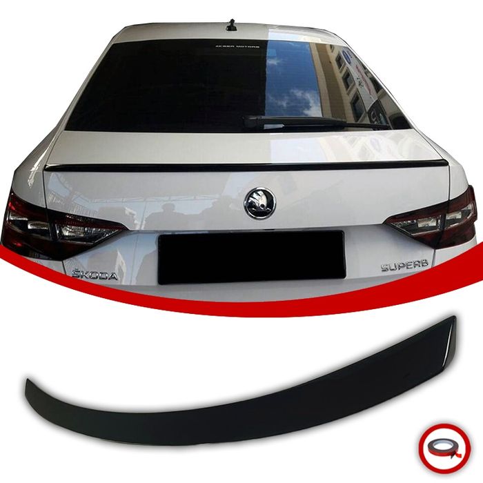 Skoda Superb Lotka Spoiler Dokładka 2015/2023 Czarny Połysk