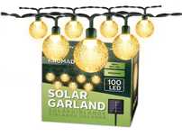 girlanda solarna ogrodowa lampki solarne 100 x led na balkon 14 m