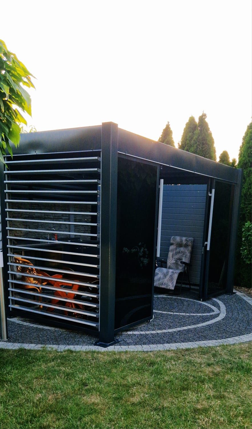 pergola carport altana wiata ogrod zaluzja system szklo szyba