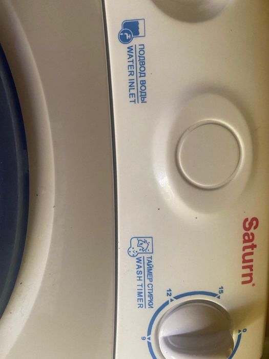 Нова пральна машина напівавтомат, нова з невеликим зовнішнім недоліком