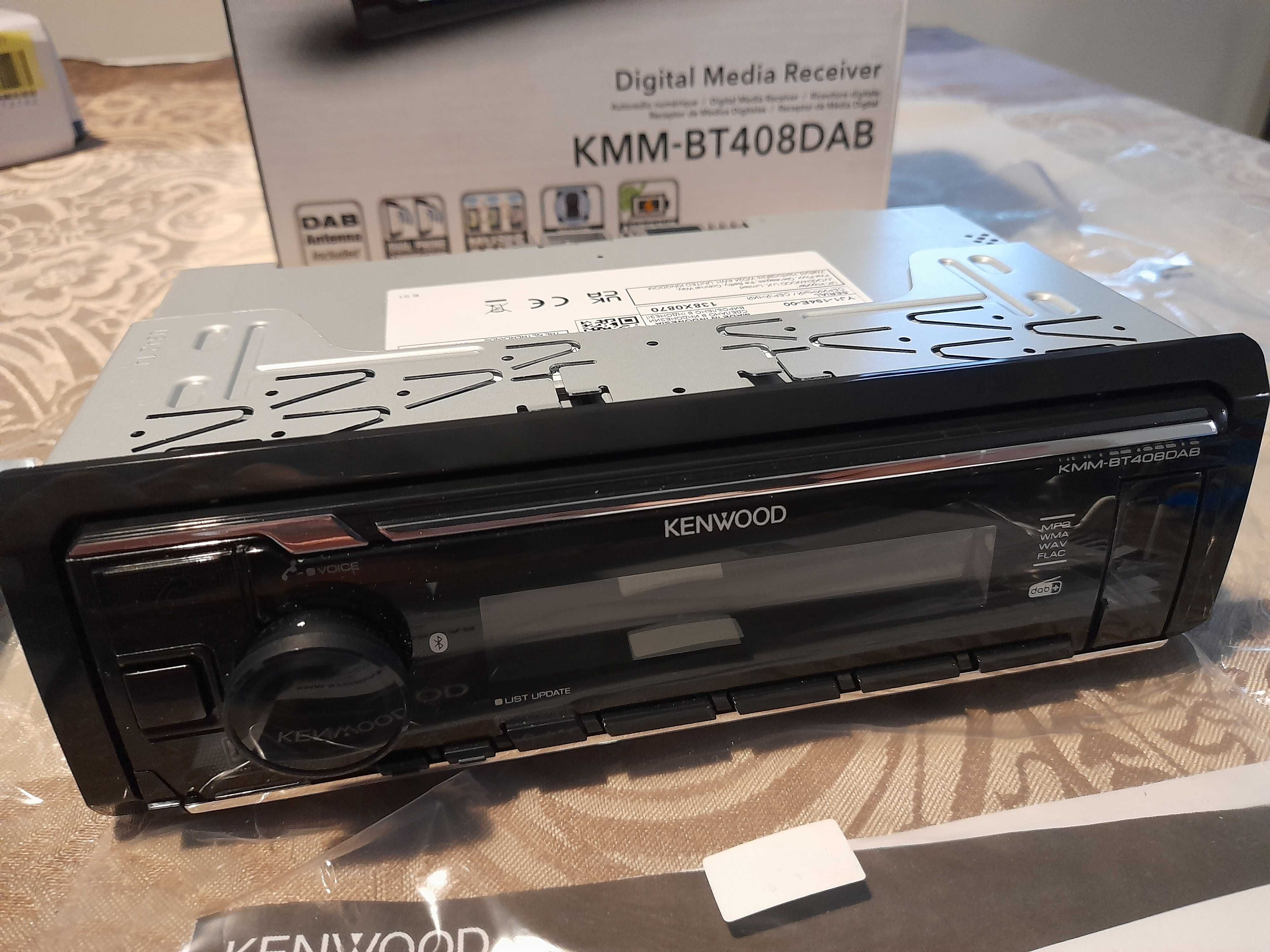 Radio samochodowe Kenwood KMM-BT408DAB 1-DIN