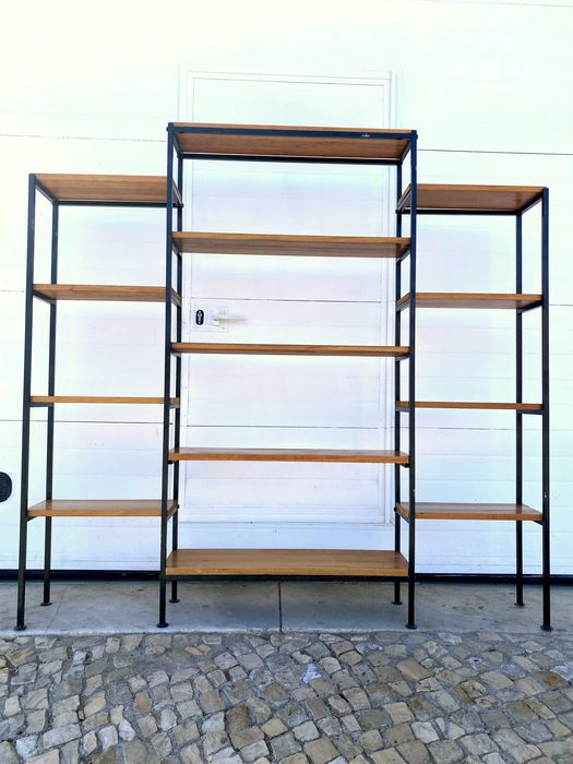 Estante tripla olaio vintage 166,5comp x 23prof x 160al