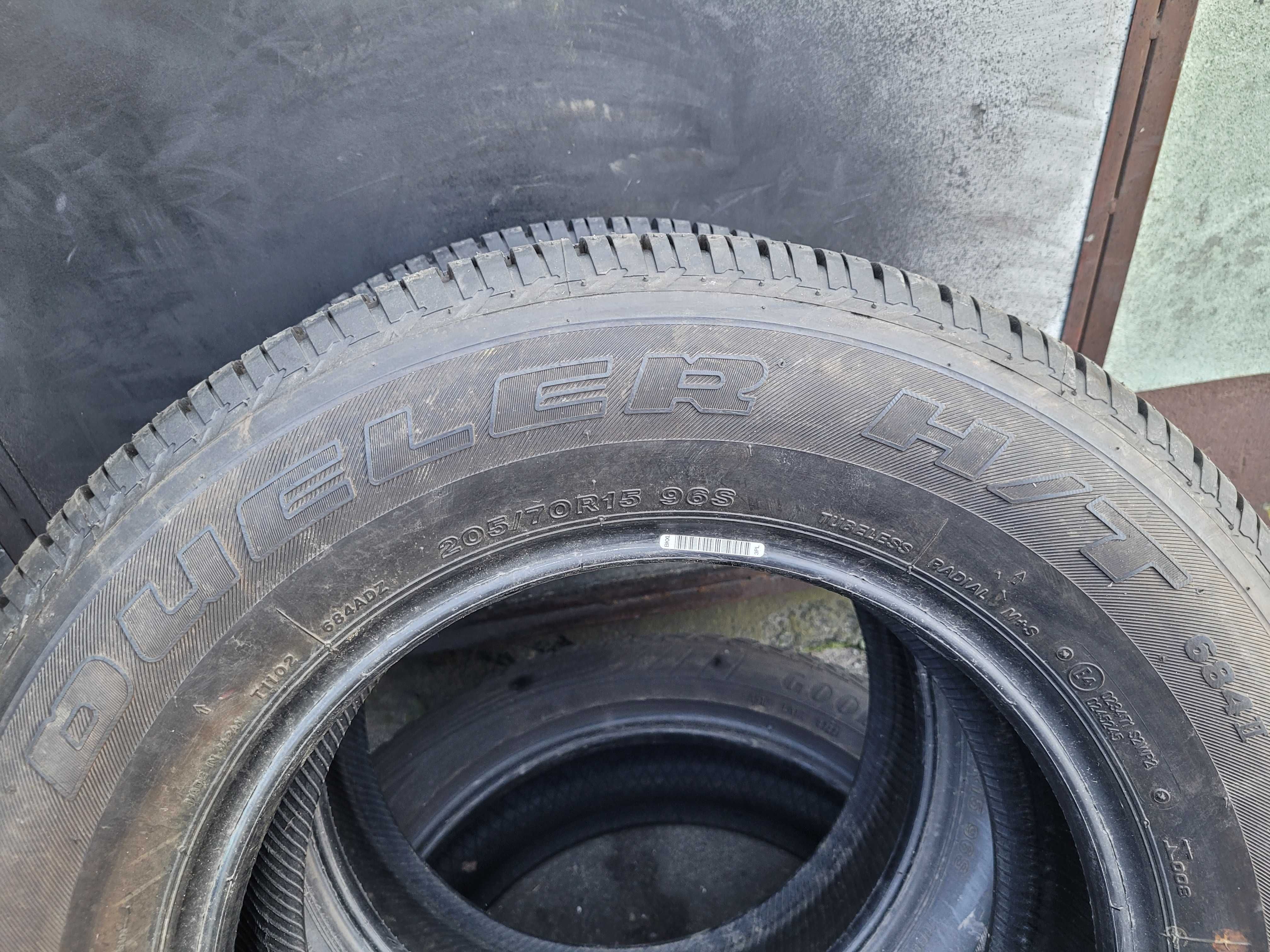 205/70/15 Bridgestone Dueler H/T 684 II  JAK NOWE ZAPASY 2szt