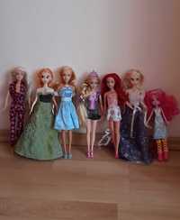 siedem lalek barbie suknie ruda fashionistas