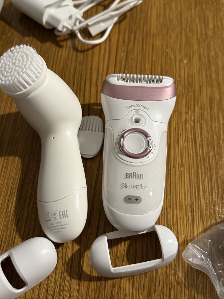Ubezpieczony do 2027r! Depilator Braun Silk-epil 9 Twarz Nogi Bikini