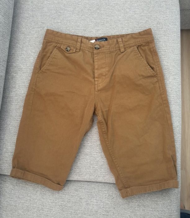 Szorty Kangol S musztardowe