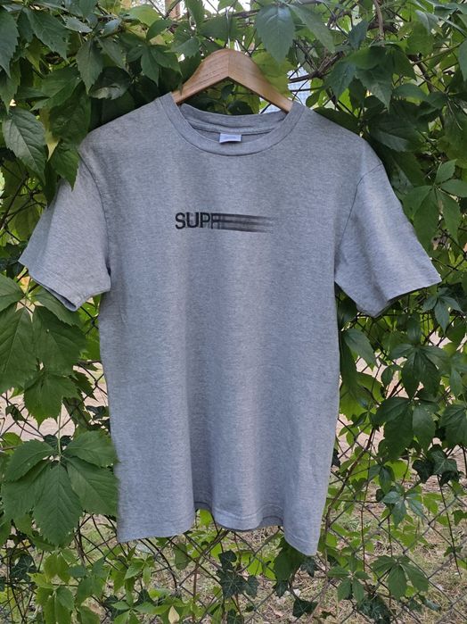 Supreme Motion Logo męska koszulka M szara streetwear