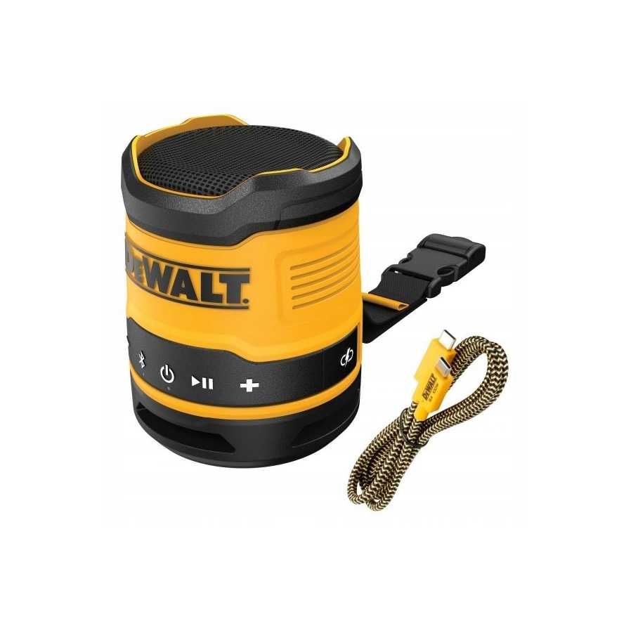 Głośnik na budowe DEWALT oryginalny z kablem do ładowania do 16h pracy