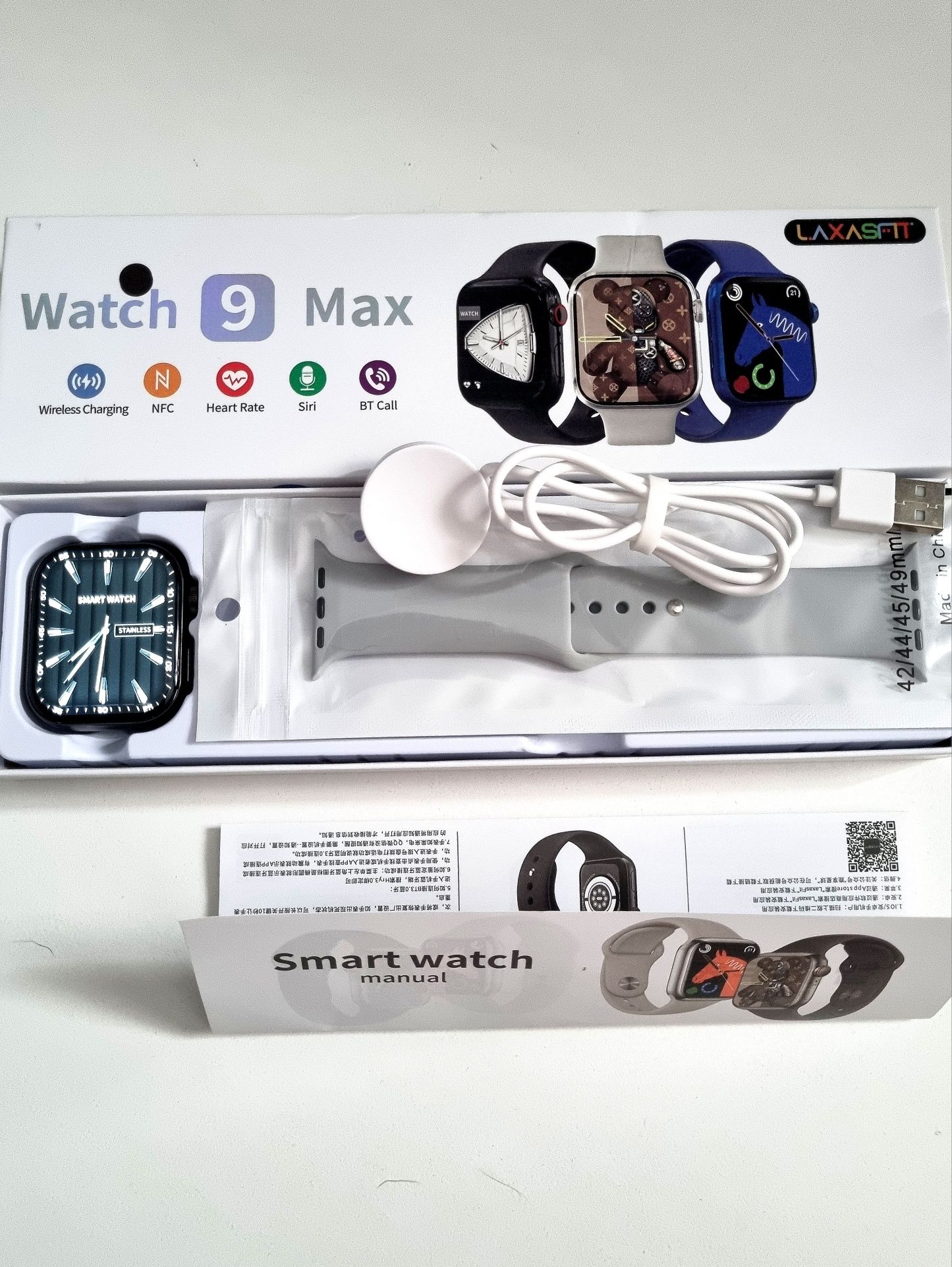 Smart Watch 9 Max szary