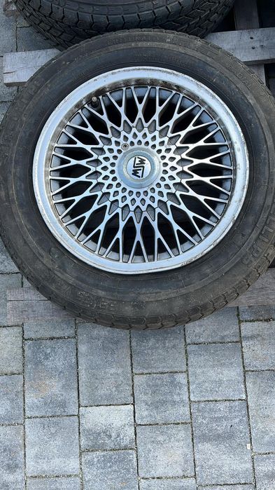 Alufelgi MSW 1956M 15 cali 5x112 letnie koła klasyczne oldtimer merced