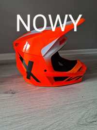 NOWY Kask Fox V1 XL 61-62cm werd flo orange cross quad enduro