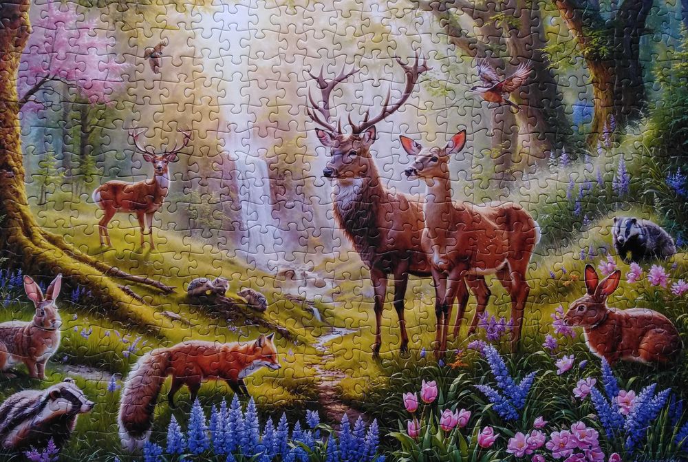 Puzzle 500 ** Cherry Pazzi ** 2 komplety Forest  * House