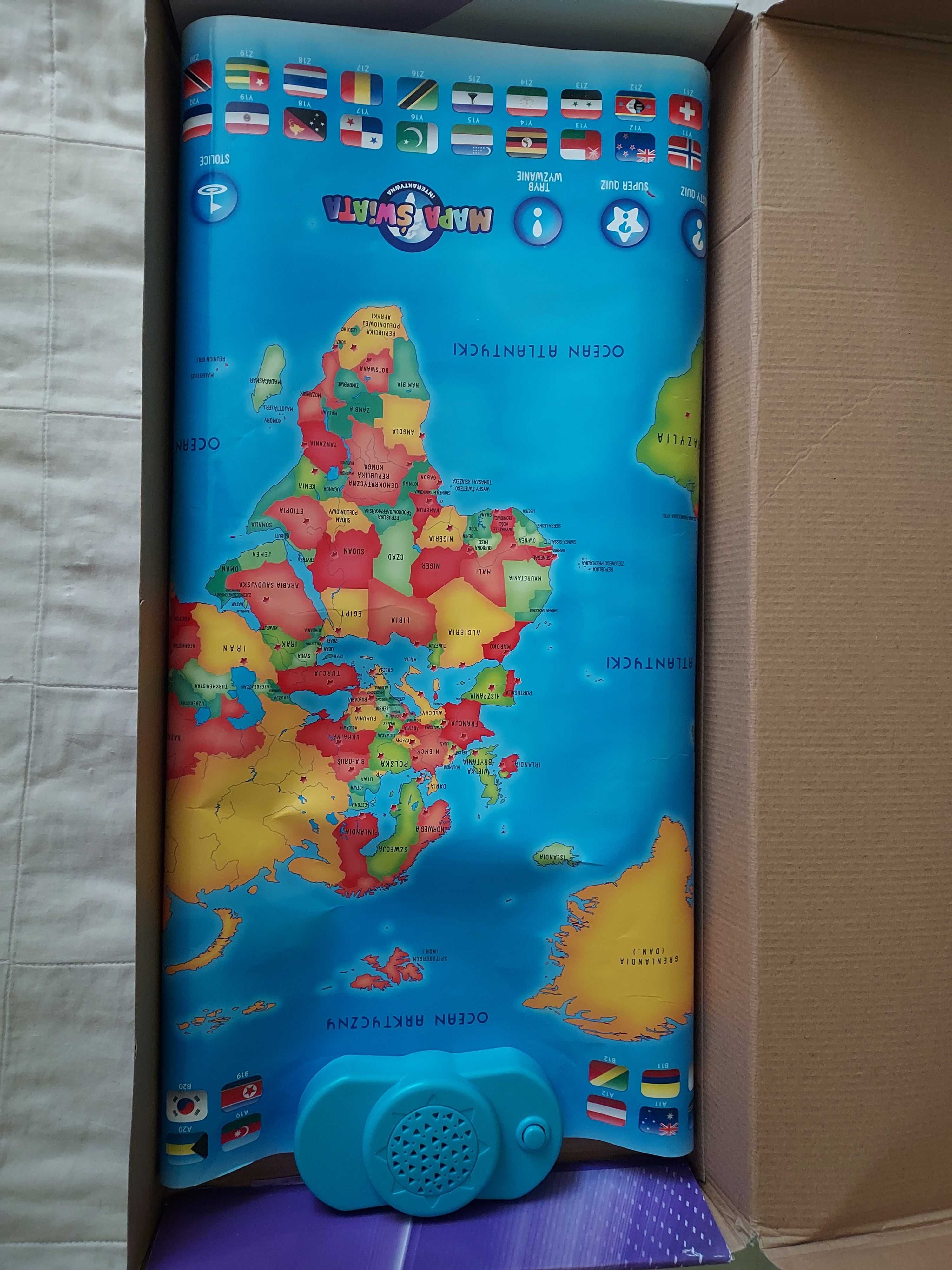 Interaktywna mapa świata Dumel Discovery pol/ang