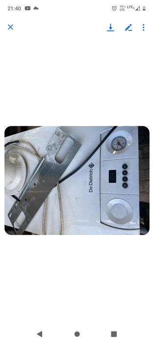 Piec gazowy z demontażu.