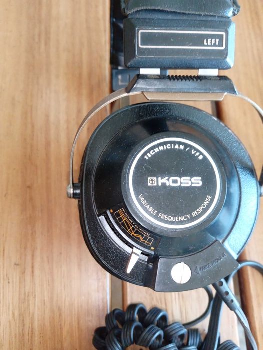 Auscultadores vintage, KOSS e SENNHEISER